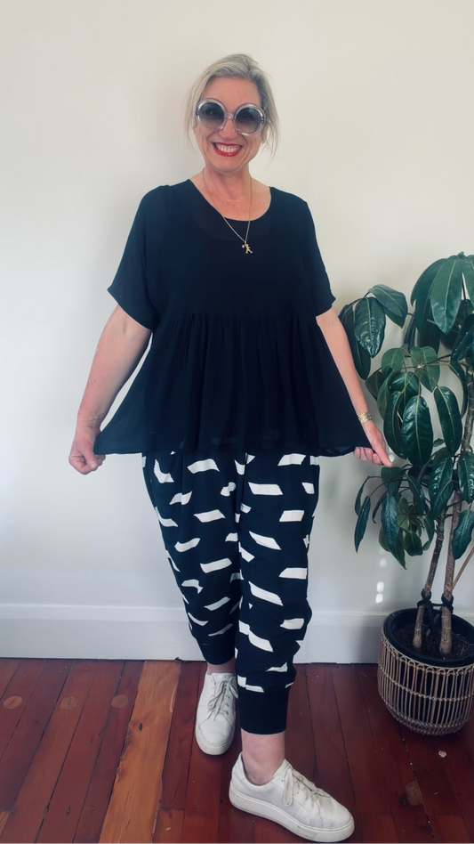 Florence top black