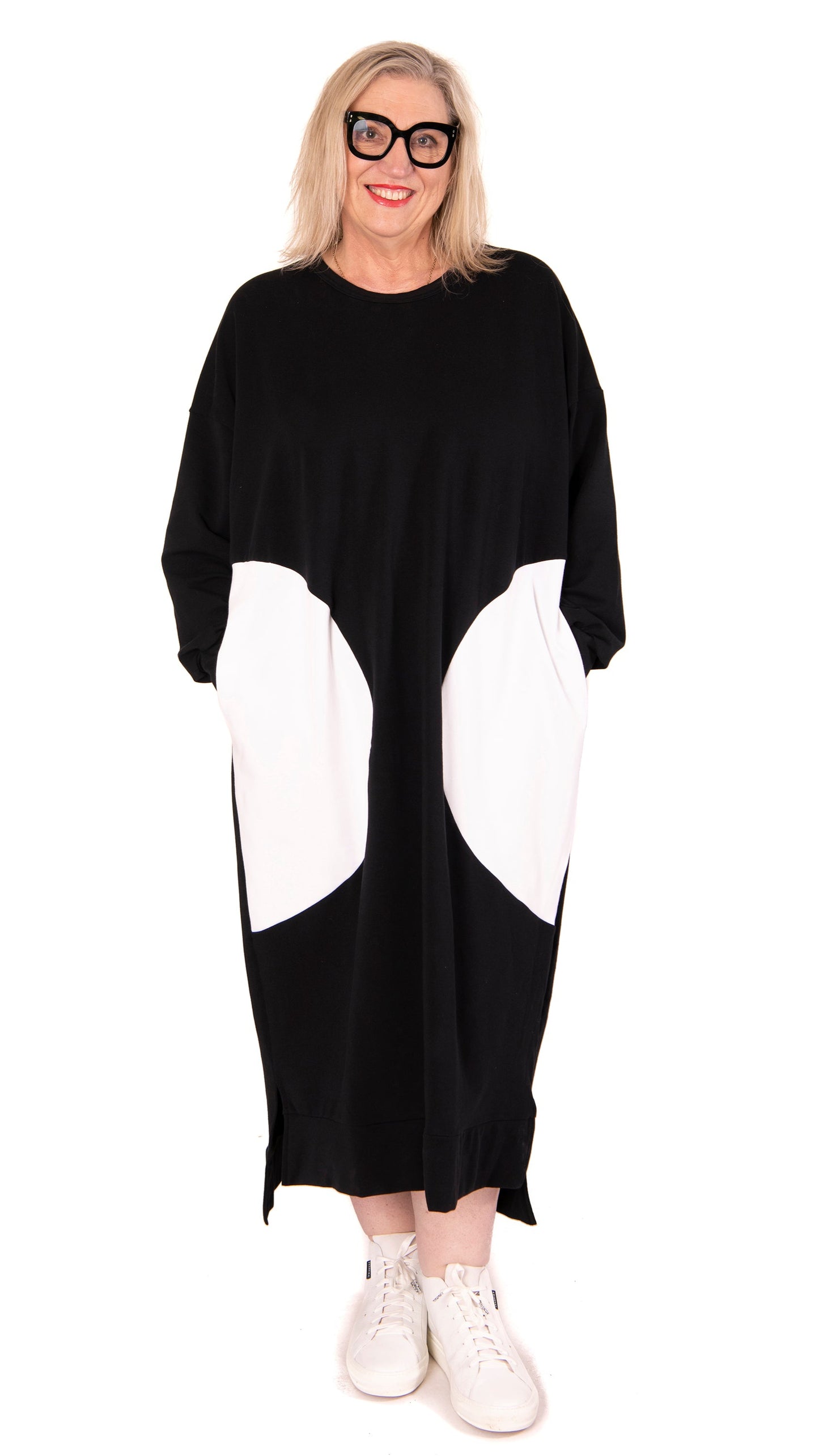 Crescent Dress - White