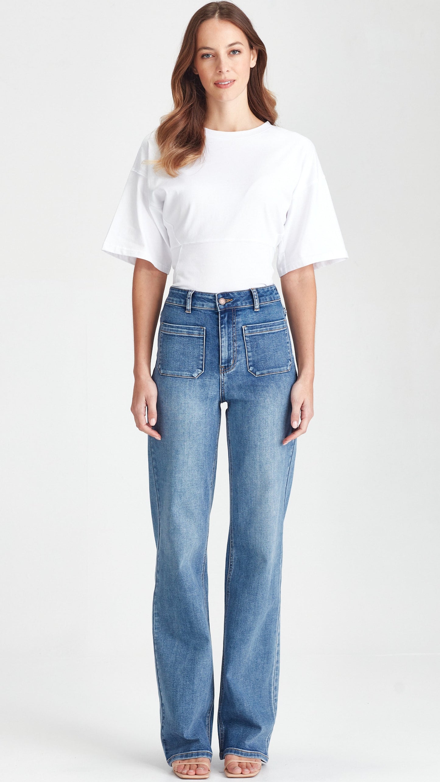 Addison Tall Jean - mid Blue