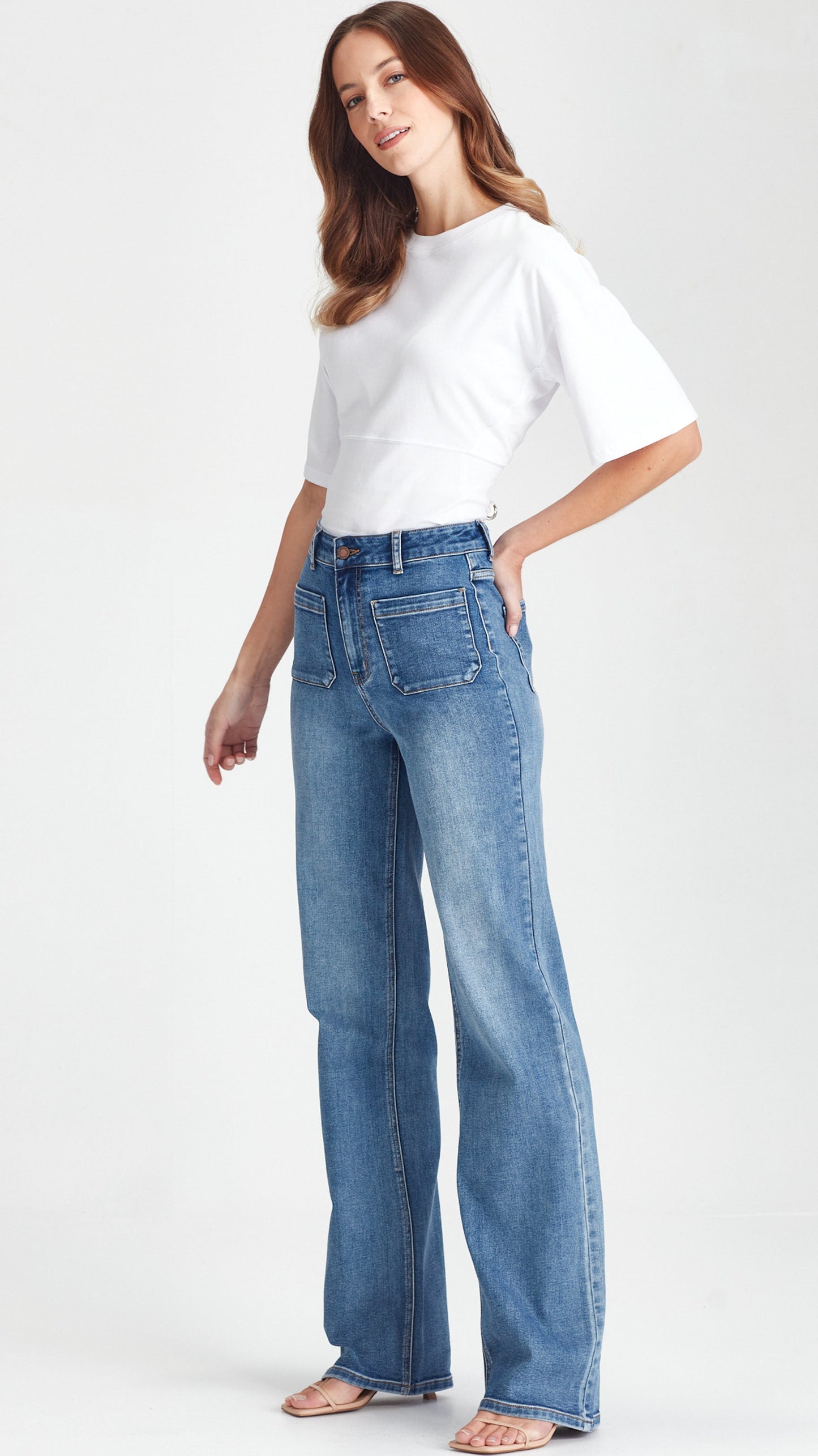Addison Tall Jean - mid Blue