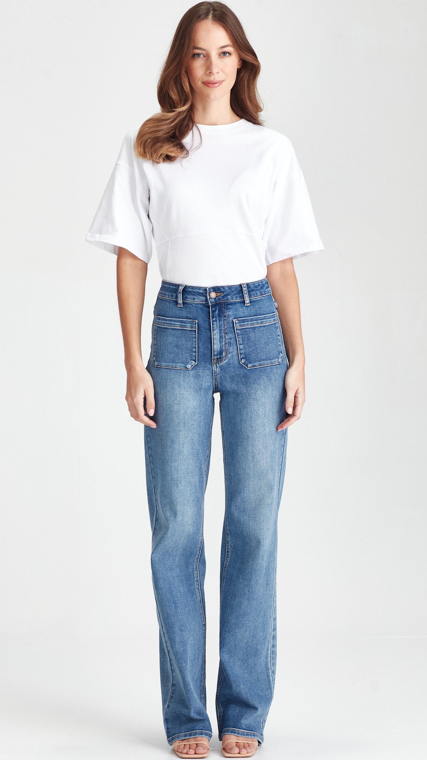 Addison Tall Jean - mid Blue