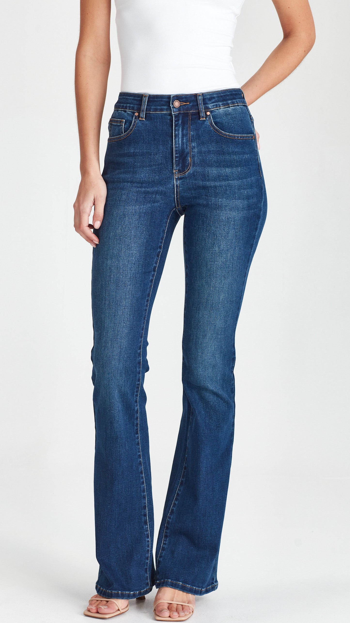 Charlie Bootleg Jean - Dark Blue