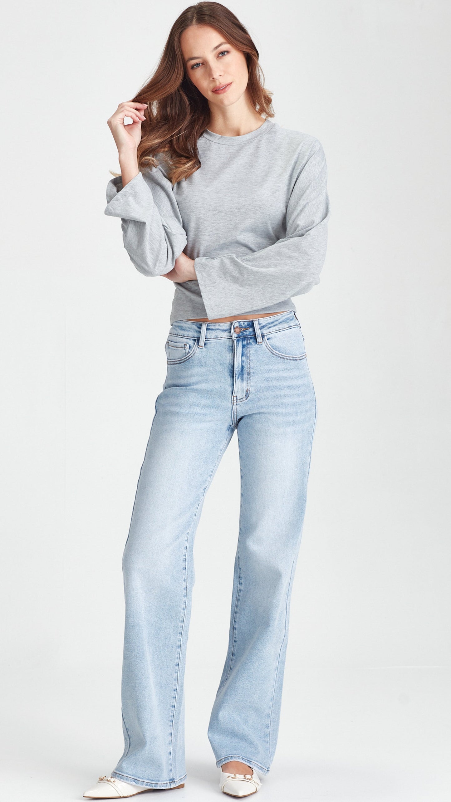 Etta Tall Jean - Light Blue