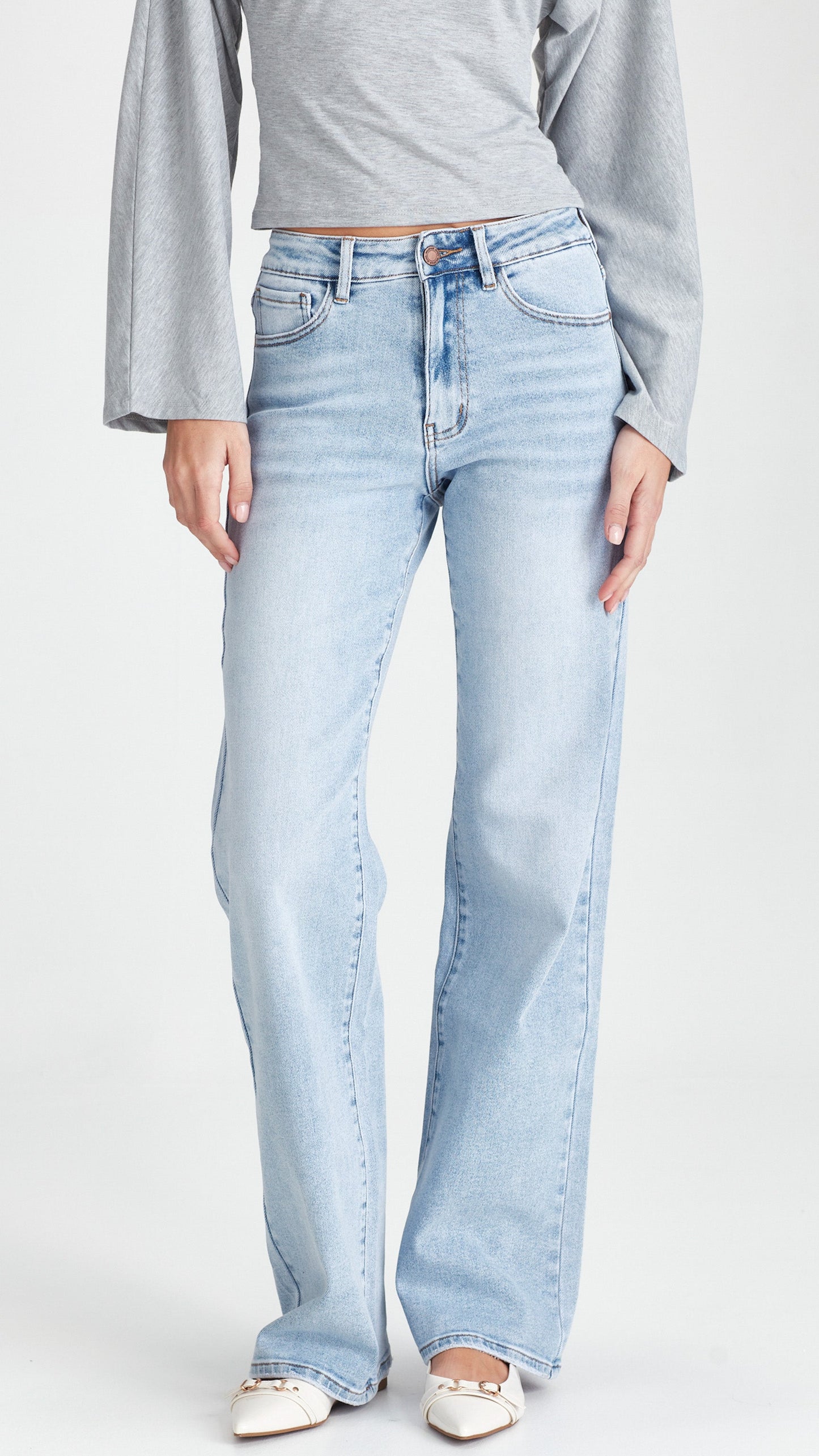 Etta Tall Jean - Light Blue