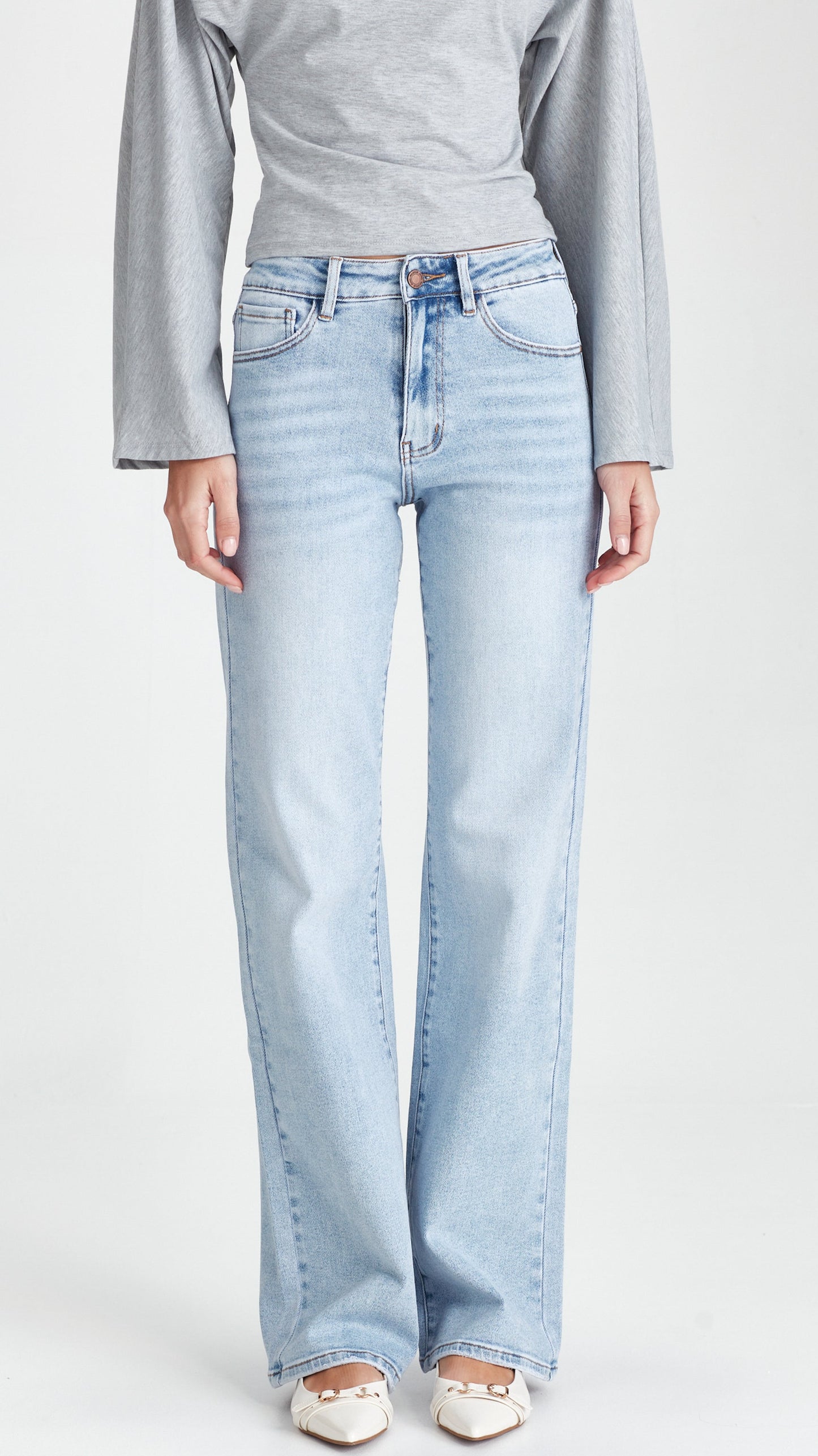 Etta Tall Jean - Light Blue