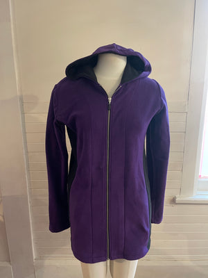 Polarfleece hoody purple