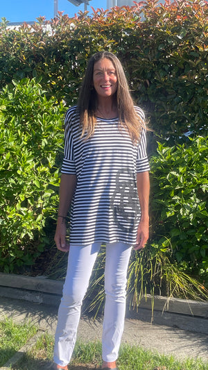 Square top stripe