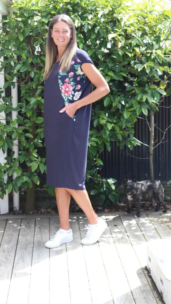 Jolie Dress - Blue floral