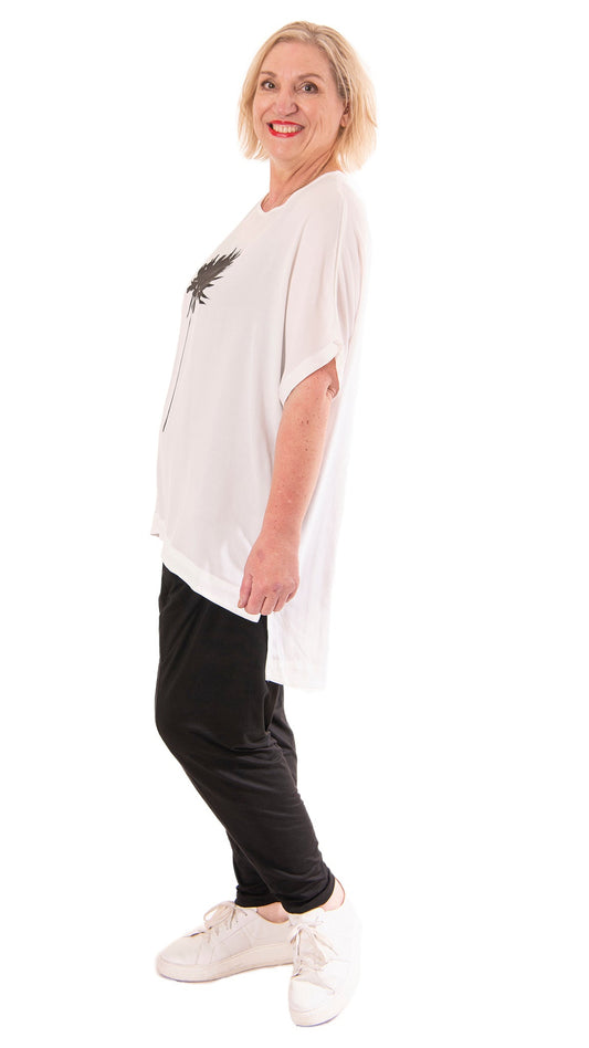 Fluid top vintage - dahlia