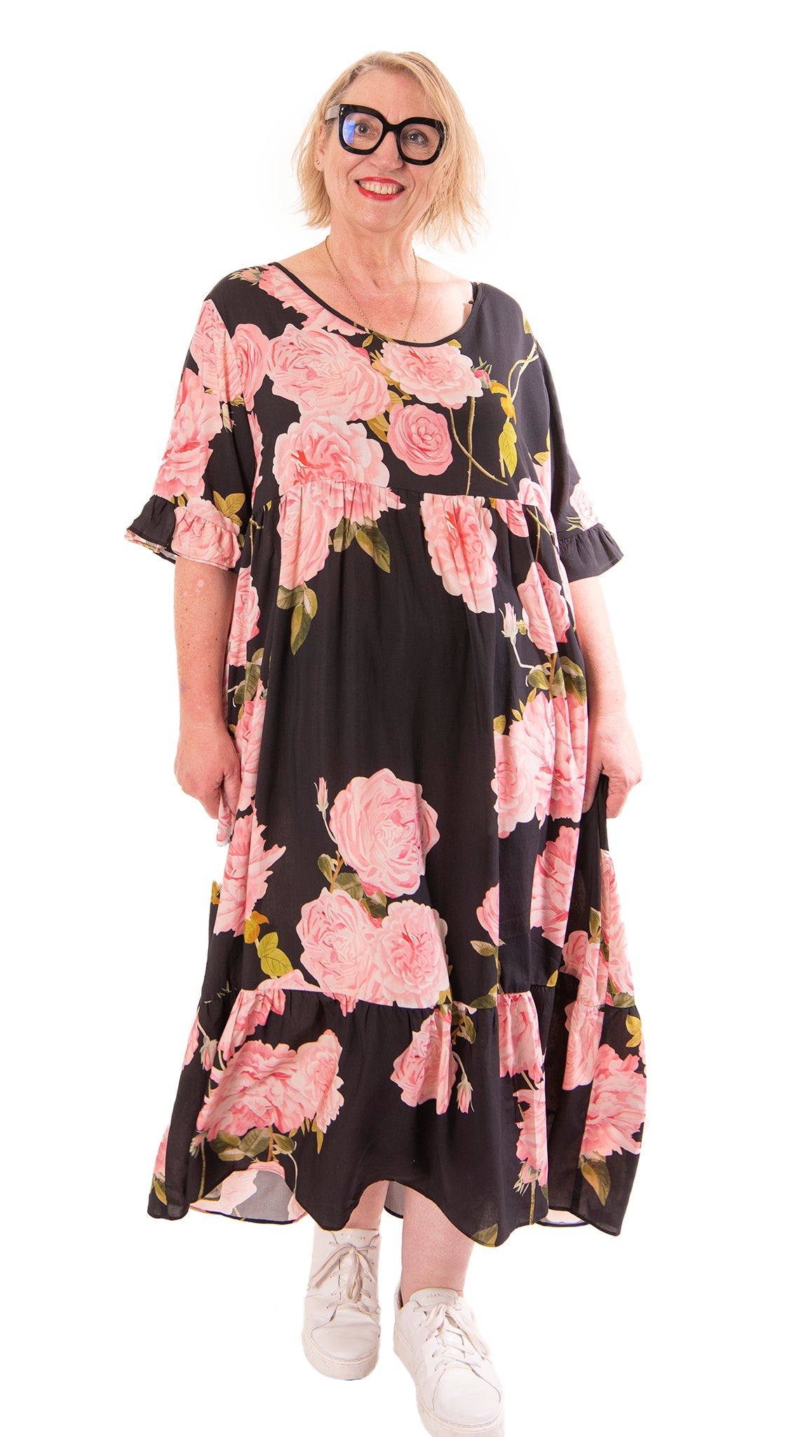 Lila Dress - Pink Floral