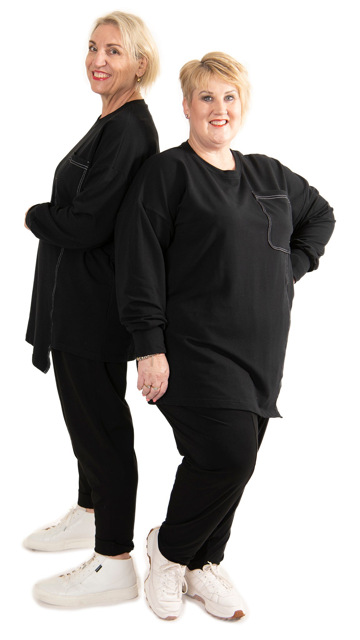Patch pocket Sweat - Black