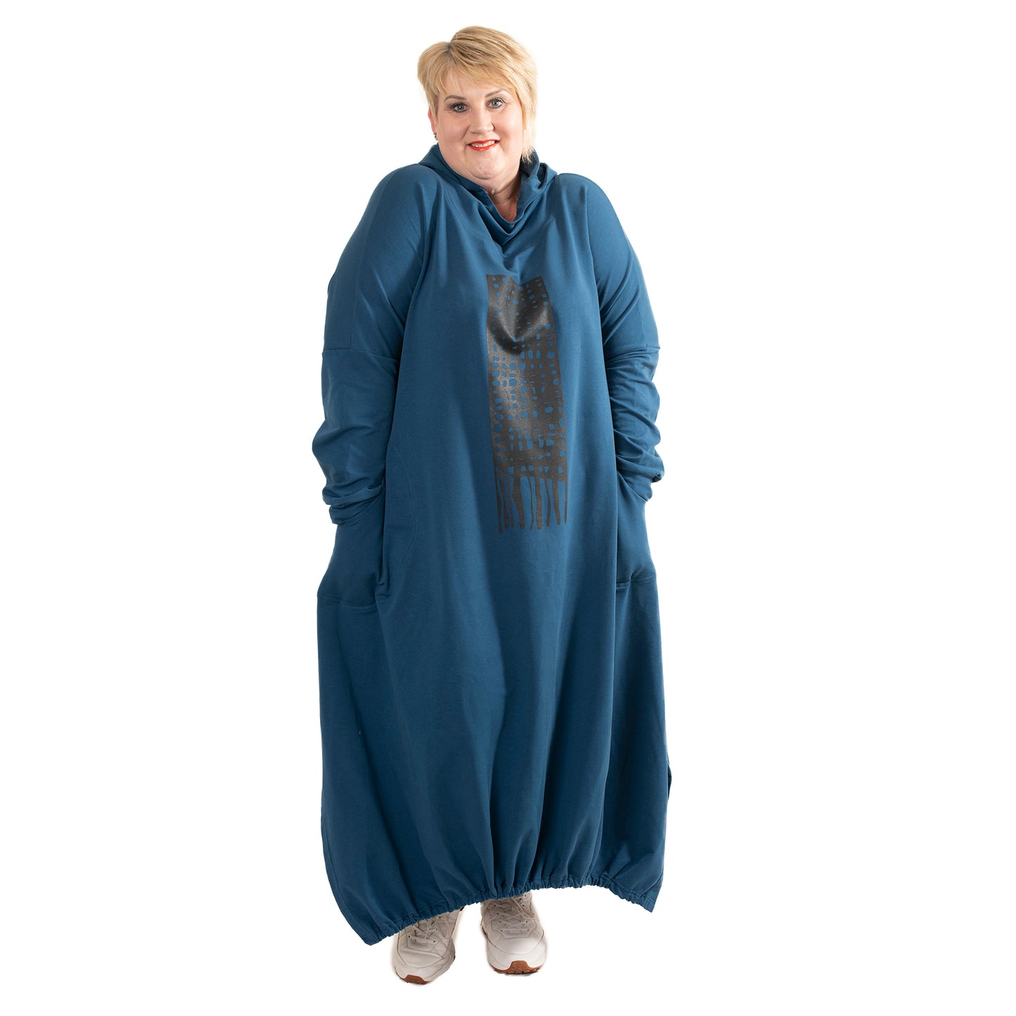 Raven Skate Dress - Petrol Blue