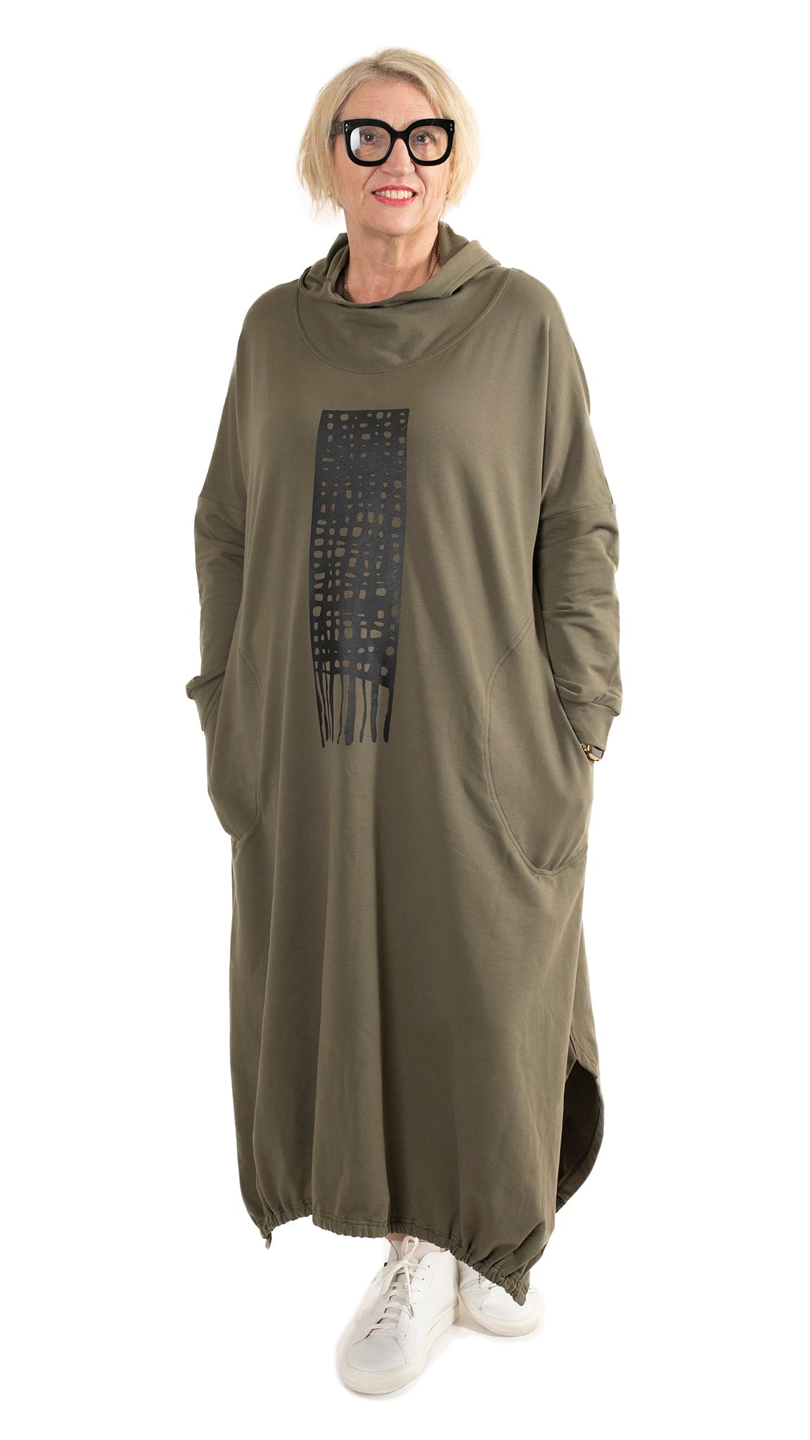 Raven Skate Dress - Khaki