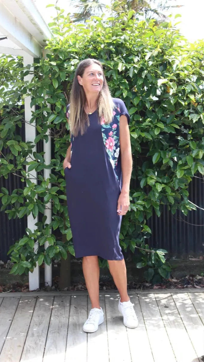 Jolie Dress - Blue floral