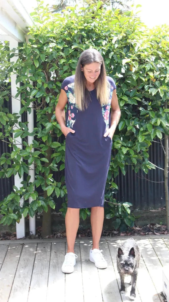 Jolie Dress - Blue floral