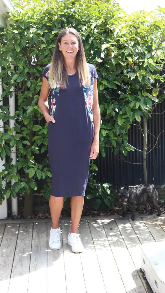 Jolie Dress - Blue floral