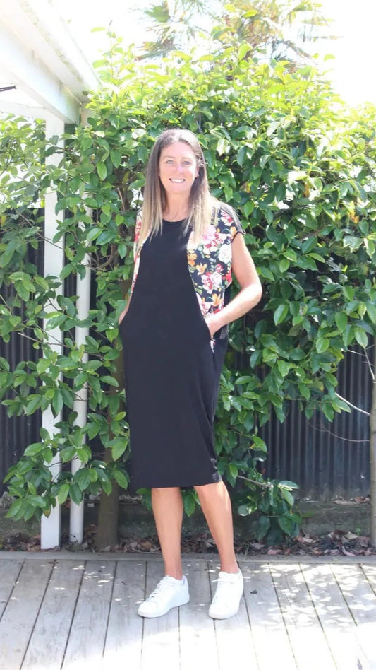 Jolie Dress - Orange floral