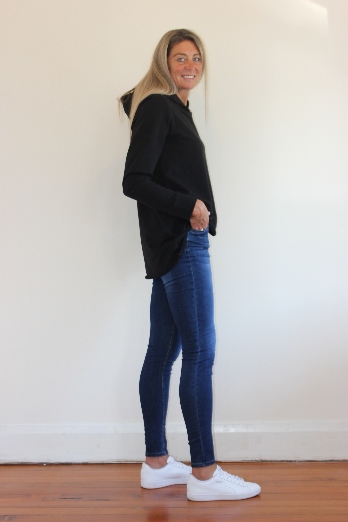 Rocker Dark Blue Skinny Jean