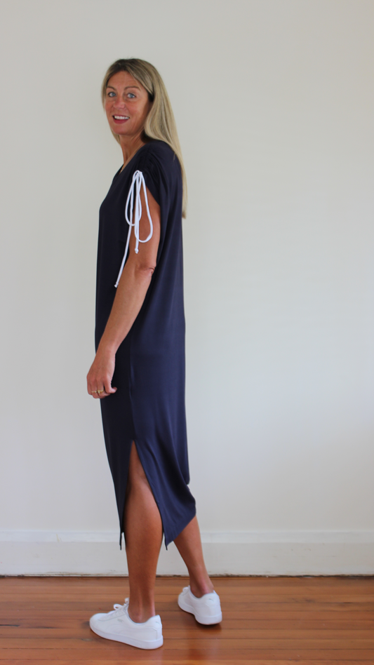 Raven Dress - Navy