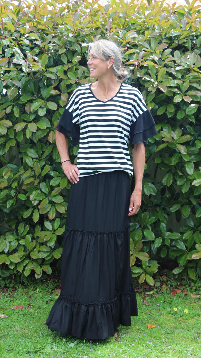 Mia Maxi skirt - Black