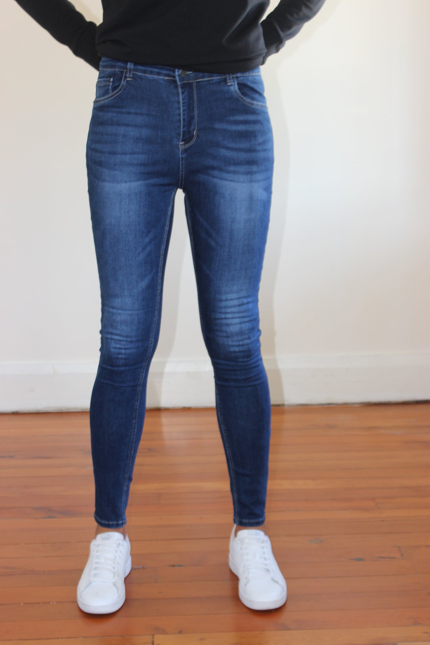 Rocker Dark Blue Skinny Jean