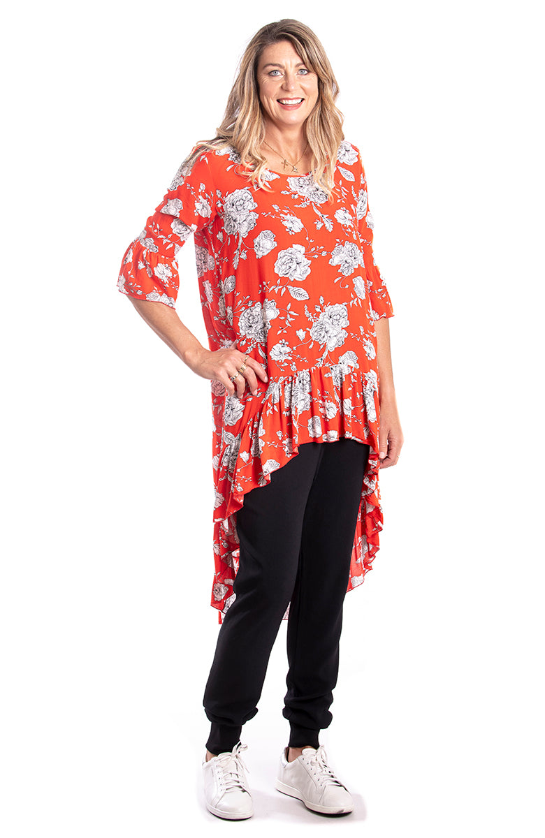 Flow Tunic Red