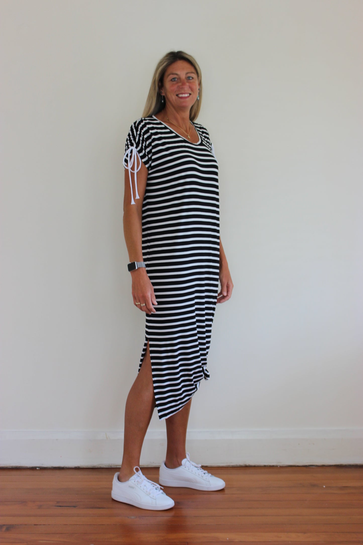 Raven Dress - Stripe