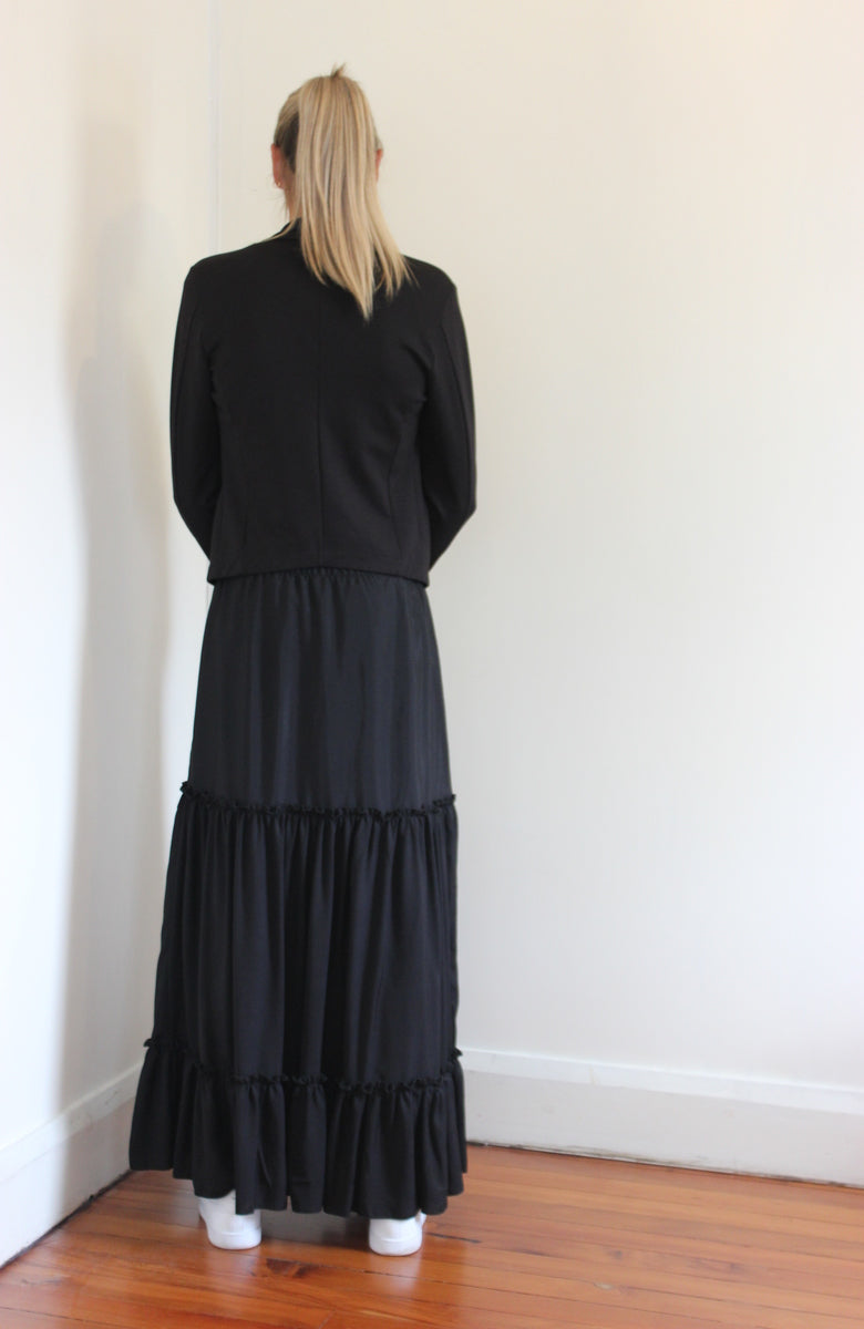Mia Maxi skirt - Black