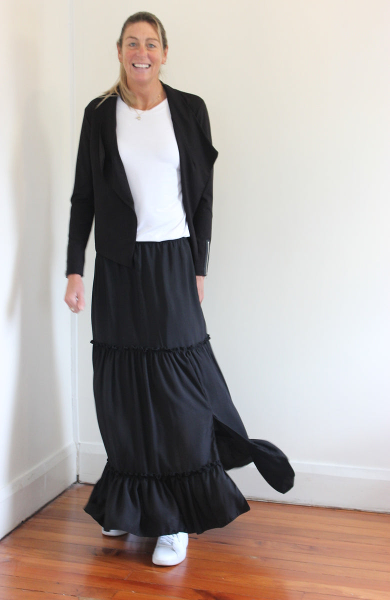 Mia Maxi skirt - Black