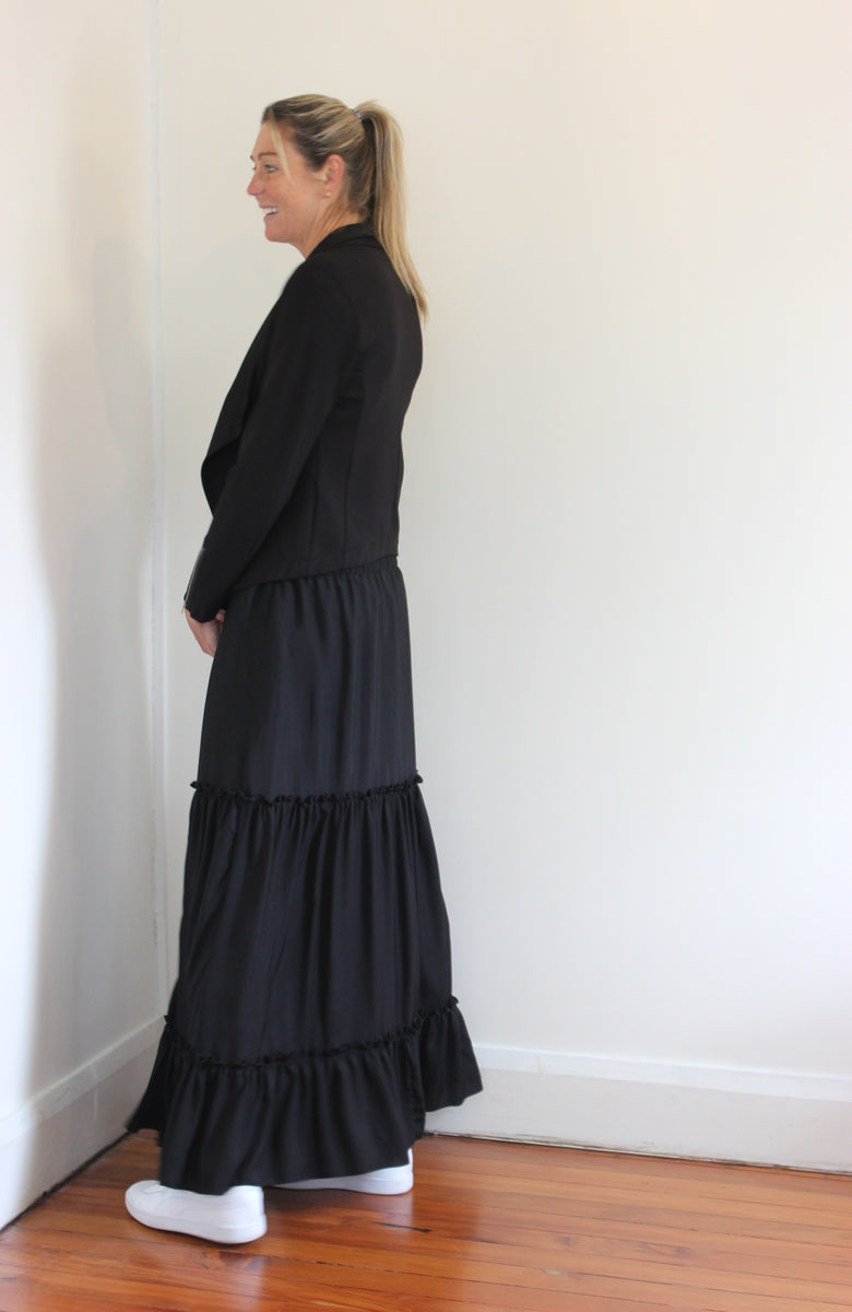 Mia Maxi skirt - Black