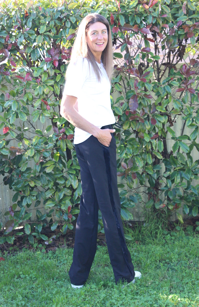 Relax pant - velvet stripe