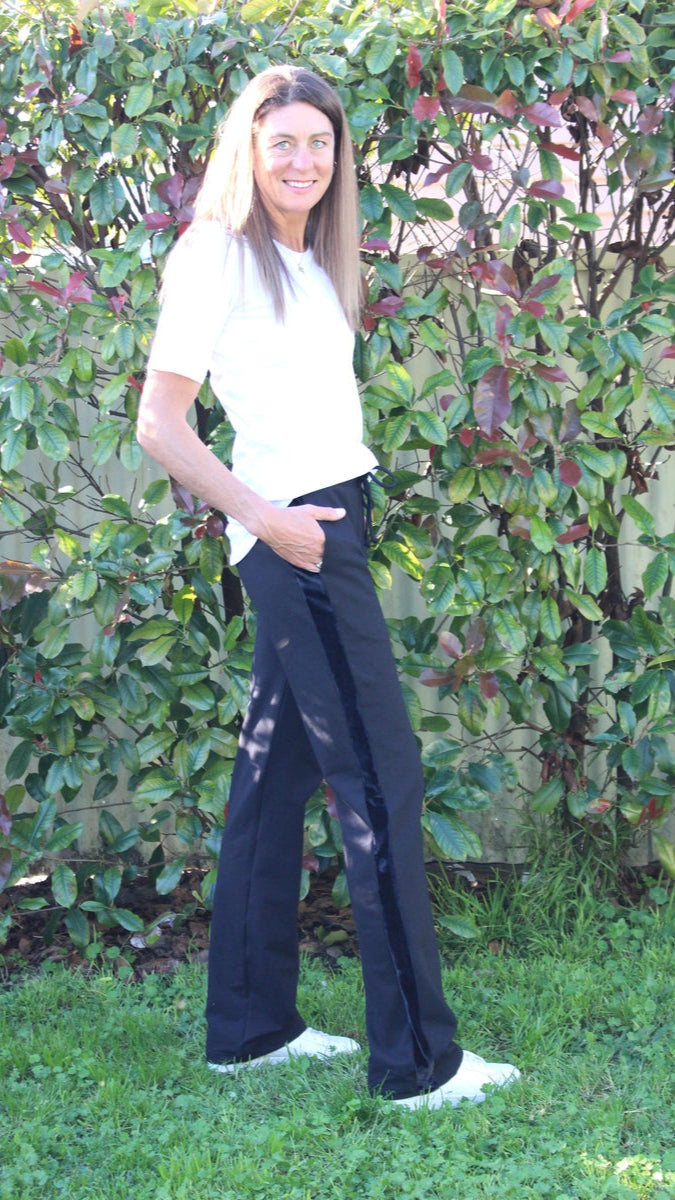 Relax pant - velvet stripe