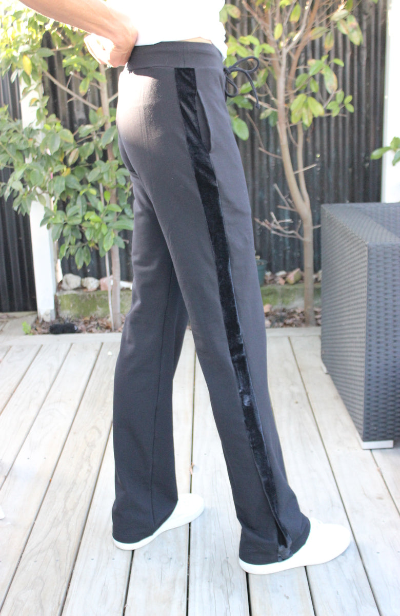 Relax pant - velvet stripe
