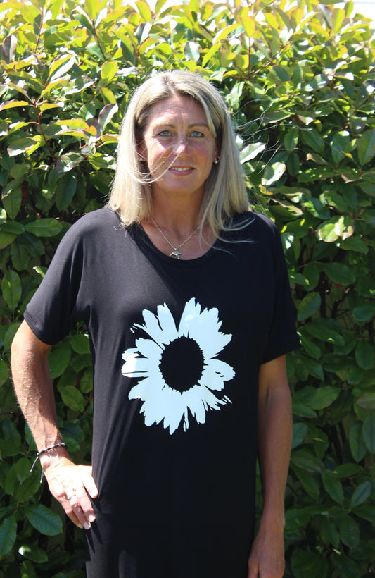 Sunflower Dress - Black