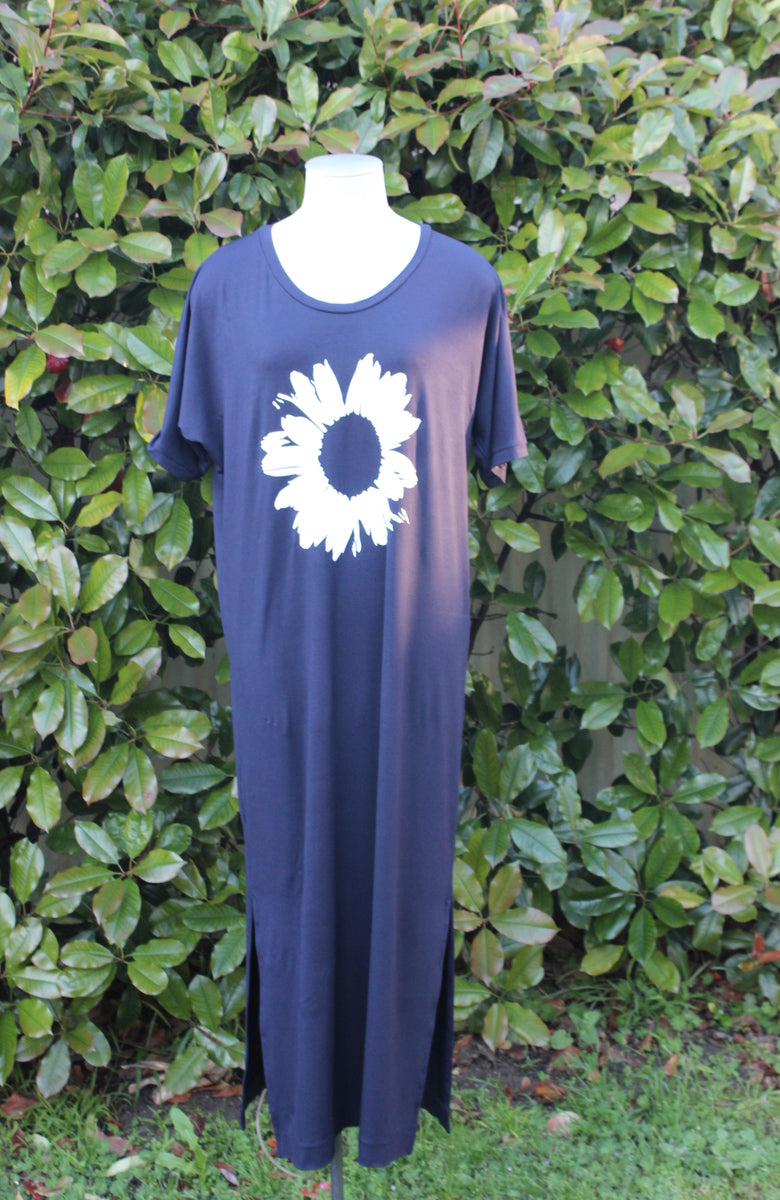 Sunflower Dress - Navy