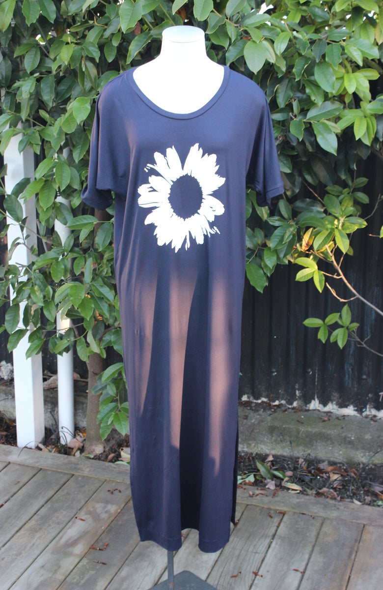 Sunflower Dress - Navy